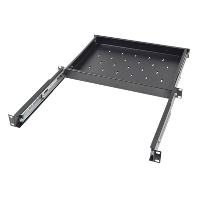 SCH-19X12A - Charola Deslizable para Rack / 1U / 30.5 cm (12 in) de Profundidad / Carga 9 kg / Acero con Pintura en Polvo / Compatible 2 y 4 Postes