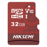 HS-TF-E1/32G - Memoria Microsd Hiksemi, 32GB, Clase 10, Especializada para Videovigilancia (Uso 24/7), Lectura 95MBS, Escritura 25MBS