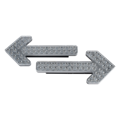 X602F - Flecha Directora de Tráfico LED / 24 Pulgadas / 240 LED / Color Ámbar / 35 Patrones de Destello / 12-24 VCC / -30°C a +50°C