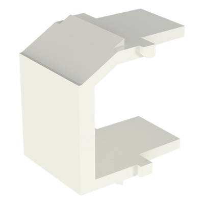 NKBMIW-X - Módulo de Tapa Ciega / Tipo Keystone / Blanco Mate / 1 Espacio / 1 Pieza