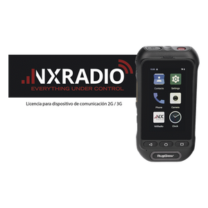RG360-KIT - Kit Radio PTT / Android 10 Go / IP68 / MIL-STD 810H / Altavoz 105 dB / Batería 3000 mAh / 12 Meses Servicio