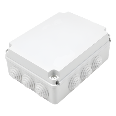GW-44-009 - Caja Estanca de Derivación / PVC Autoextinguible Libre de Halógenos / 12 Entradas / IP55 / IK08 / 300x220x120 mm / -24°C a 60°C