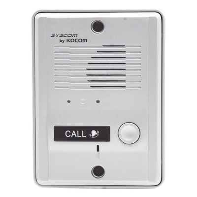 MS-2D - Frente de Calle Metálico / Audio Portero / Compatible KDP601A1M / Compatible KDP602A/D / Uso Exterior