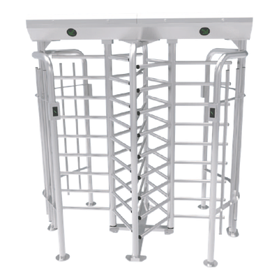 FHT-2300-D - Torniquete Doble de Cuerpo Completo / 25 personas/min / IP54 / Acero Inoxidable SUS304 / Interior-Exterior / 1.90 pies de ancho de carril