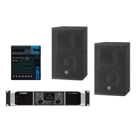 CHR10KIT/PA - Kit de Refuerzo Sonoro / 2 Vías Bass-Reflex / 10" (0.83 ft) Woofer / 1.4" (0.12 ft) HF / 350W PGM / 55 Hz - 20 kHz / 93 dB / Amplificador 800W / Mixer 4 Canales