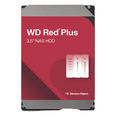 WD40EFPX - Disco Duro Red Plus 4TB / 5400 RPM / Optimizado para NAS / Uso 24-7 / 3 Años de Garantia