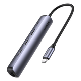 10919 - Ugreen 10919 base para portátil y replicador de puertos Alámbrico USB 3.2 Gen 1 (3.1 Gen 1) Type-C Gris