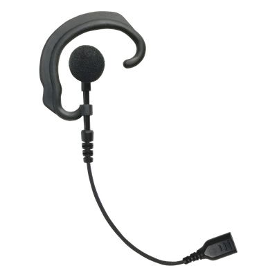SNP-EH - Auricular de Gancho para Oído / Cable de Fibra Trenzada / Conector SNAP / Altavoz Giratorio / Compatible Micrófono Solapa 1 o 2 Hilos