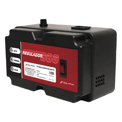 TG-REGULADOR - Regulador de Voltaje / 450 VA / 360 W / Estabilizado 120 VCA / Protección 480 J / 10 kA / 4 Contactos
