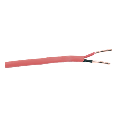 4313-1004/1000 - Cable para Alarmas de Incendio / 2x14 AWG / FPLR-CL3R / Riser / 305 m (1000 ft) / Rojo / Evacuación