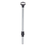 1440-DP6C-HR - Luz de Navegación, 2 Millas USCG Certificada, 12 Volt, 9 Watts, Polo Stow-A-Way Plug-In, Lente Fluted Clear, Contactos Bañados en Oro, Collar de Bloqueo