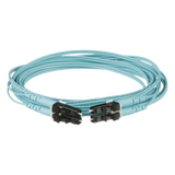 FX2ERLNLNSNM009 - Jumper de Fibra Óptica / OM3 50/125 / LC-LC Dúplex / OFNR / 9 m (29.53 ft) / Aqua
