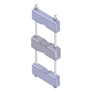 CLAMP-006C - Abrazadera de Montaje para Antena / Rango 8.89 a 14.13 cm (3.5 a 5.563 in) / Acero Galvanizado / Montaje en Tubería Paralela