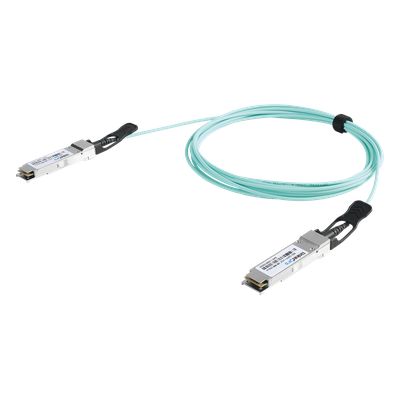 LP-AOC-40G-3M - Cable AOC QSFP+ / 40 Gbps Full Duplex / 3 m (9.8 ft) / Plug-and-Play / Baja Latencia / Multi-Marca