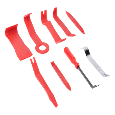 PST-K010-02 - Juego de Herramientas / 7 Barras Nylon / 2 Palancas Metálicas / Desmontaje de Paneles y Molduras