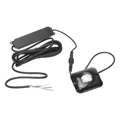 X120-R - Estrobo LED Oculto / 1 LED 10W / 12 Patrones Programables / Voltaje Universal 10-24 VCC / Rojo / -40°C a 65°C (-40°F a 149°F)
