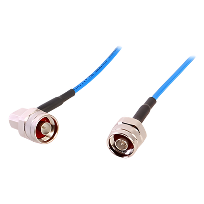 P2RFC-2217-39 - Jumper de Cable Coaxial / 1/8' Diámetro / 1 Metro (3.28 Pies) / N Macho a N Macho A/R / DC-3 GHz / IM3 -155 dBc / UL910 Plenum