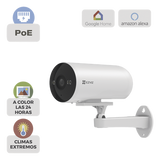 CS-H5/3MP/POE - Cámara Bala IP / 3 Megapixel (2K) / Color Night Vision 20 m (65.6 ft) / IR 30 m (98.4 ft) / AI Detección Humana y Vehículos / PoE / IP67 / Audio Bidireccional / Luz y Sirena