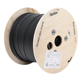 IC-FIG8A2-2C - Carrete de Fibra Óptica Aérea Drop / 1 km / G.657A2 Bifibra / LS0H / Span 80 / 3,280 pies