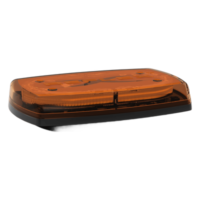 5540A-VM - Minibar LED para Techo / 24 LEDs Ámbar / 10" / 360° Visibilidad / 12-24 VDC / Base Magnética / SAE J845 Clase I