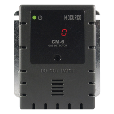 CM-6 - Detector y Controlador de CO / Pantalla Digital / Salida 4-20 mA / Relé SPDT 5 A / Rango 0-200 ppm / Activación 15-100 ppm