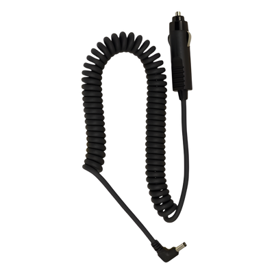 PPCA-CD - Adaptador de corriente vehicular / 12-24 Vcc / 15 Vdc 1.0A / Cable espiral retractil / Fusible reemplazable