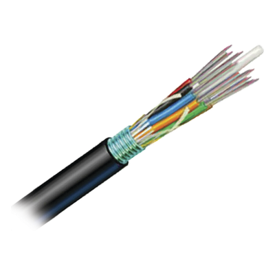 9PF5C006D-T301A - Cable de Fibra Óptica OSP / 6 Hilos / OM3 50/125 Optimizada / Armada con Gel / HDPE / 1 Metro (3.28 Pies)