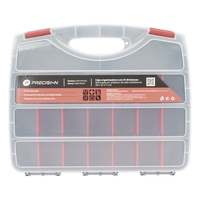 PST-H07-002 - Caja Organizadora / 21 Divisiones Configurables / 38 x 31 x 7 cm (14.96 x 12.2 x 2.76 in) / Plástico de Alta Resistencia