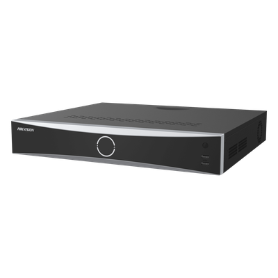 DS-7716NXI-K4/16P(E) - NVR IP / 16 Canales / 16 Puertos PoE+ / 12 Megapixel (4K) / Reconocimiento Facial / 4 Bahías HDD / HDMI 8K / AcuSense