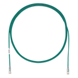 UTP28SP5GR - Cable de Parcheo Cat6 / UTP 28AWG / 1.52m (5 pies) / Verde / Diámetro 3.8mm / CM/LSZH