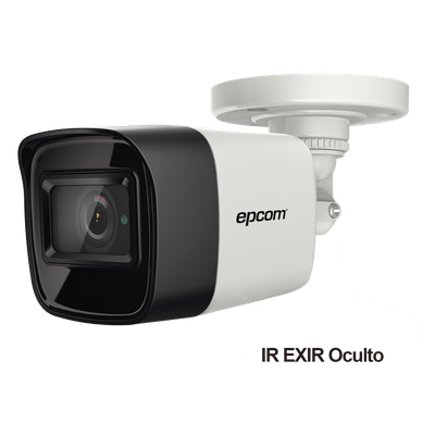 B4K-TURBO-L - Cámara Bala TURBOHD / 8 Megapixel / Gran Angular 102.9° / IR EXIR 30 m (98.4 ft) / IP67 / 4 Tecnologías / dWDR