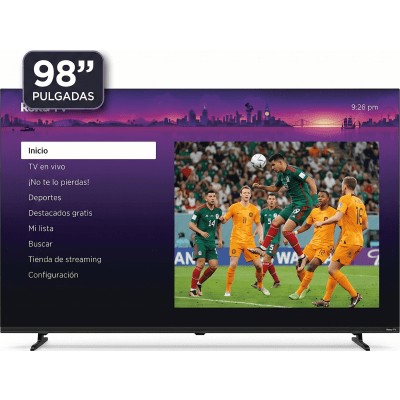CK98Q1 - Smart TV QLED / 98 pulgadas / 4K UHD / Dolby Audio 12W+12W / 3 HDMI ARC-CEC / Wi-Fi / VESA 700×400
