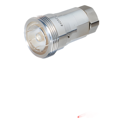 F4PDF-C - Conector RF Coaxial / DIN 7-16 Hembra / Cable 1/2" / IP68 1 m (3.3 ft) / Auto-Expandible / 50 Ohm / DC-7500 MHz
