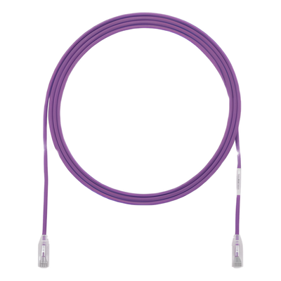 UTP28SP25VL - Cable de Parcheo UTP Cat6 / 28 AWG / 7.62 m (25 ft) / Diámetro Reducido 3.8 mm / Doble Clasificación CM/LSZH / PoE hasta 90W