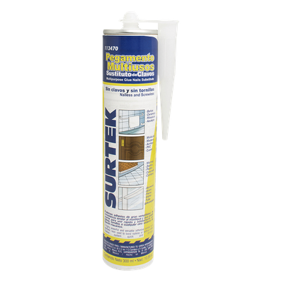 SYS113470 - Adhesivo de construcción / 300 ml / 45 kg/cm² resistencia al despegue / Secado 24 horas / Sin perforaciones