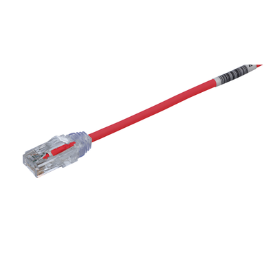 UTP28SP20RD - Cable de Parcheo / Cat6 / 28AWG / UTP / 6.1 m (20 pies) / Rojo / Diámetro Reducido