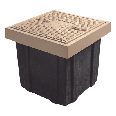 LP-RE-60X60X40 - Registro Eléctrico Peatonal / 60 x 60 x 40 cm (23.62 x 23.62 x 15.75 in) / Resistencia 3 Toneladas / Concreto Polimérico y Fibra de Vidrio / Anticorrosivo / Antiderrapante