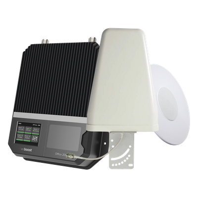 535-047 - Amplificador Celular Comercial / Cobertura 1600 m² (17222 ft²) / 4G LTE, 3G y Voz / Antena Direccional Exterior / Múltiples Operadores y Tecnologías / Optimización Automática