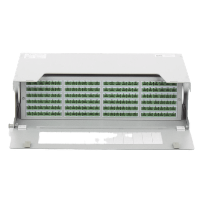 ODU19T-B144-B - Distribuidor de Fibra Óptica / 144 Empalmes / 144 Acopladores SC/APC / 144 Pigtails SC/APC / 19" / 5 UR / 260 mm (10.2") Profundidad