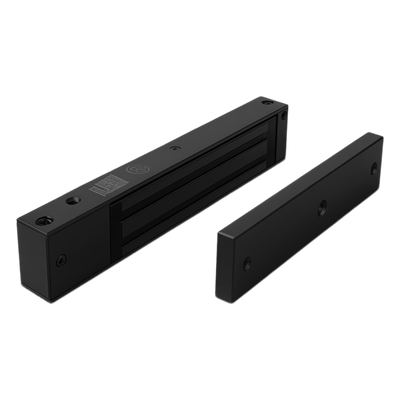 MAG600NLEDB - Chapa Magnética Electromagnética / 280 kg (600 lbs) / LED Ultra-Brillante / Voltaje Dual 12/24 VCC / Sensor de Estado / Libre de Magnetismo Residual