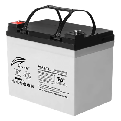 RB1233 - Batería de Respaldo UPS / 12 Vcc / 33 Ah / Plomo-Ácido Sellado / Trifásico
