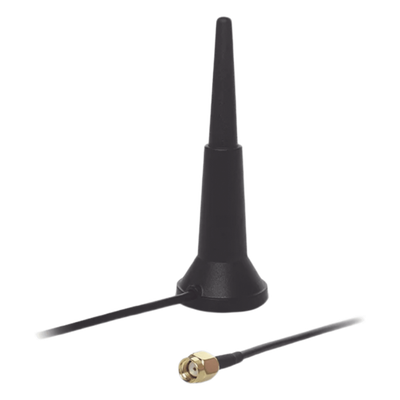 PR1KRD30 - Antena WiFi Doble Banda / 2.4-5.9 GHz / 3 dBi / RP-SMA / 1.5 m (4.9 ft) / Magnética