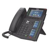 X6U - Teléfono IP Empresarial / 20 Líneas SIP / Triple Pantalla Color / Puertos Gigabit / PoE / Bluetooth / Opus
