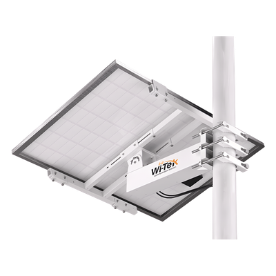 WIBRKP133 - Soporte de Montaje para Panel Solar / Acero Galvanizado SGCC 2 mm / Ajuste de Ángulo 0-75° / Postes Redondos 76-133 mm (3-5.2 in) y Cuadrados 50-130 mm (2-5.1 in) / Paneles hasta 900 mm Ancho y 35 mm Grosor