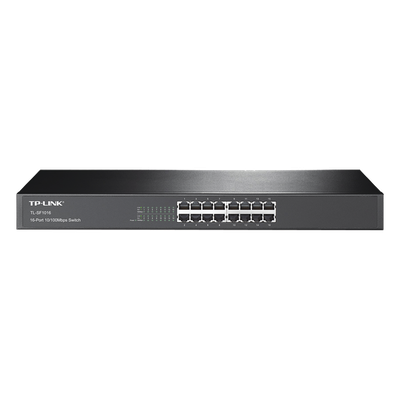 TL-SF1016 - Switch / 16 Puertos 10/100 Mbps / Montaje en Rack / 3.2 Gbps / Eficiencia Energética