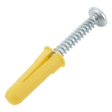 TP-1X-KIT - Kit de Fijación / 20 Taquetes de 1" (25.4 mm) / 20 Tornillos 8 mm x 1" (25.4 mm) / Doble Expansión / Carga 50 kg / Polietileno HDPE