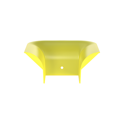 FTR4X4LYL - Accesorio de Control de Radio de Curvatura / 2' (50.8 mm) / Policarbonato/ABS / 3.75' x 3.75' x 7.93' (95.2x95.2x201.4 mm) / Amarillo