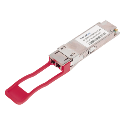 LP-QSFP28-100G-MM-100 - Transceptor Óptico QSFP28 (Mini-Gbic) / Multimodo 850 nm / 100 Gbps / Conectores LC/UPC Dúplex / DDM / Hasta 100 m