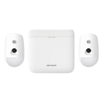 AX-PRO-KIT-PIR-CAM - Kit de Alarma Inalámbrica / 48 Zonas / 2 PIRCAM con Videoverificación / Batería de Respaldo 12 h / Inmunidad a Mascotas 30 kg / Comunicación 433 MHz