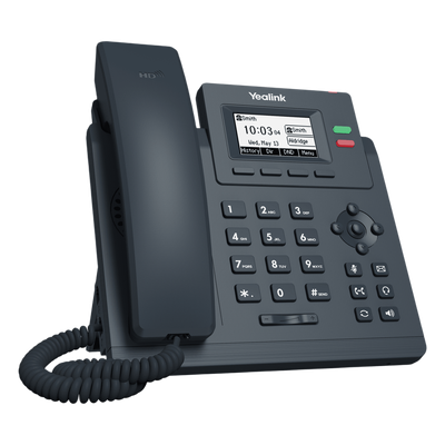 SIP-T31G - Teléfono IP Empresarial / 2 Líneas SIP / Pantalla LCD 2.3" / Dual Puerto Gigabit / PoE / Voz HD / Conferencia 5 Vías
